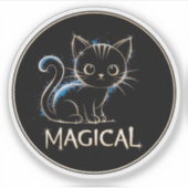 Magical Cat Sticker (Voorkant)