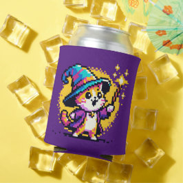 Magical Cat Wizard: 8-bit Spellcaster Blikjeskoeler
