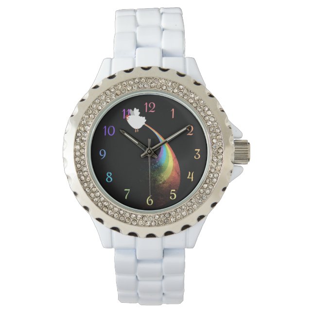 Magical Chicken Farts horloge (Voorkant)