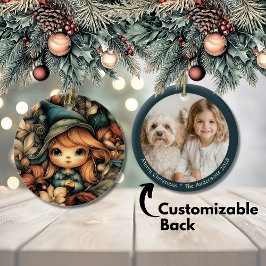 Magical Christmas Elf  Keramisch Ornament