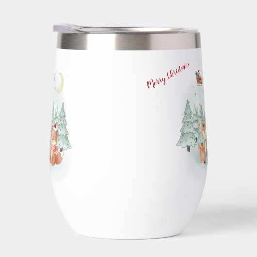 Magical Christmas Night in the Winter Forest (Rechts)