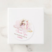 Magical Day Unicorn Birthday Party  Bedankjes Labels (In situ)