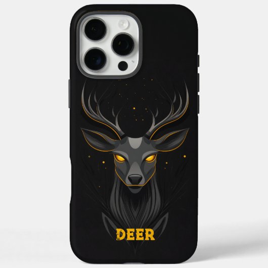 Magical Deer Black Case-Mate iPhone Case (Achterkant)
