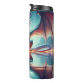 Magical Dragon Reflection AI Art Thermosbeker (Geroteerd rechts)