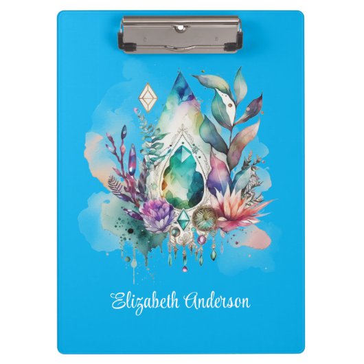 Magical Dreamcatcher Mystical Aqua Klembord (Voorkant)