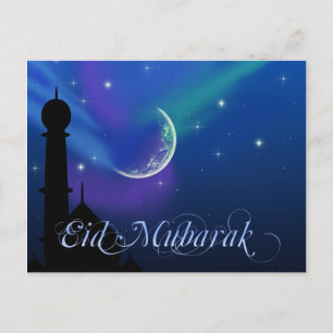 Magical Eid Night - Islamic Greeting Briefkaart