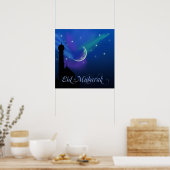 Magical Eid Night - Islamic Greeting Poster Print (Keuken)