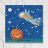 Magical Fairy and Jack O'Lantern Halloween party Bedankjes Labels (Voorkant)