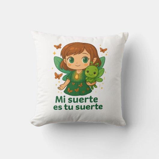Magical Fairy Baby Coussin - ManoMadre Tati Collec (Recto)