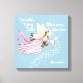 Magical Fairy Blue Canvas Afdruk (Voorkant)