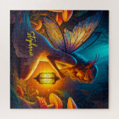 Magical Fairy In The Fantasy Garden Legpuzzel (Horizontaal)