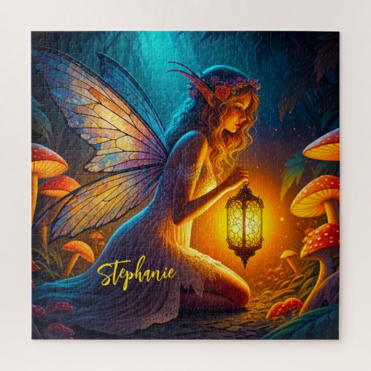 Magical Fairy In The Fantasy Garden Legpuzzel (Verticaal)