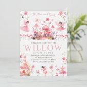 Magical Fairy Invitation for Birthday Tea Party  (Debout devant)
