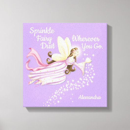Magical Fairy Lavender Canvas (Voorkant)