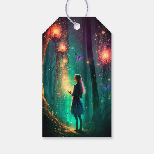 Magical Fairy Princess Fantasy Pixie Dust Cadeaulabel (Achterkant)