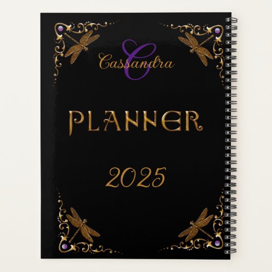Magical Fairy Tale Fantasy Personalized Planner (Achterkant)