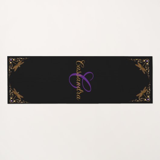 Magical Fairy Tale Fantasy Personalized Yogamat (Achterkant (horizontaal))