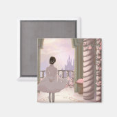 Magical Fairy Tale Palace Magnet Magneet (Voorkant / Achterkant)