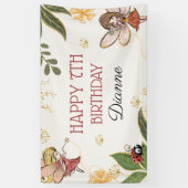 Magical Fairy Verjaardag Party Banner (Verticaal)