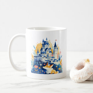 Magical Fantasy Castle en de vrolijke vos Koffiemok