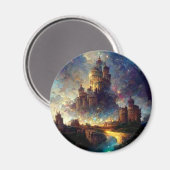 Magical Fantasy Castle Magneet (Voorkant / Achterkant)