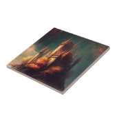 Magical Fantasy Castle Tegeltje (Zijkant)