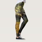 Magical fireflies dreamy landscape leggings (Rechts)