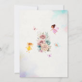 Magical Floral Fairy Princess maakt vijf van wat Kaart (Achterkant)