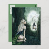 Magical Forest Elf Briefkaart (Voorkant / Achterkant)