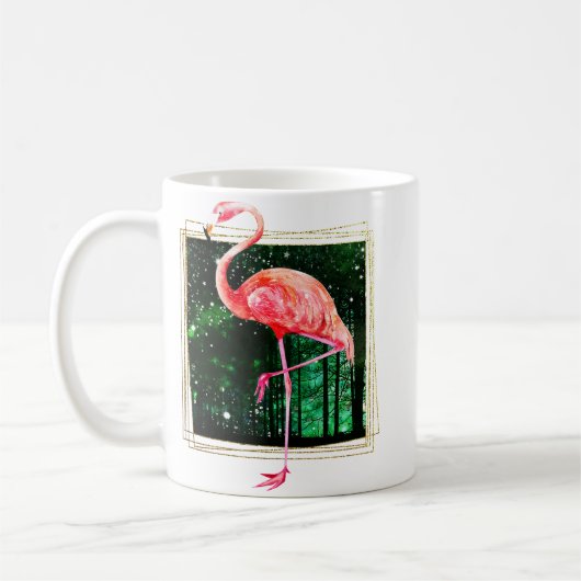 Magical Forest Flamingo Koffiemok (Links)