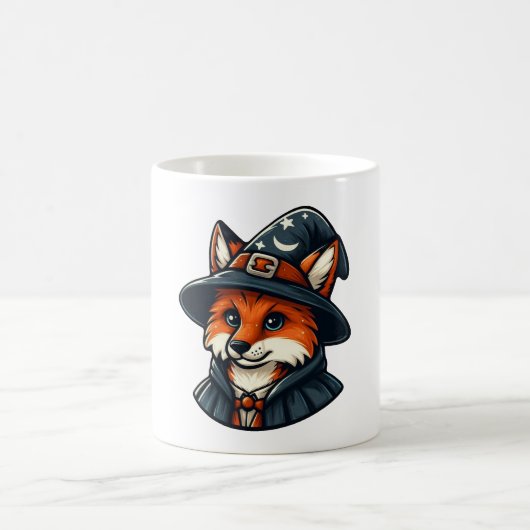 Magical Fox beroemd gemaakt door Wizard Fantasy Koffiemok (Center)