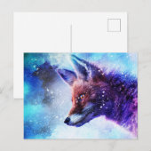 Magical Fox Spirit Animal Briefkaart (Voorkant / Achterkant)