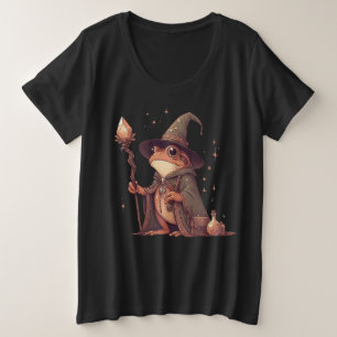 Magical Frog Wizard Grote Maat T-shirt