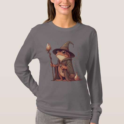 Magical Frog Wizard T-shirt (Voorkant)