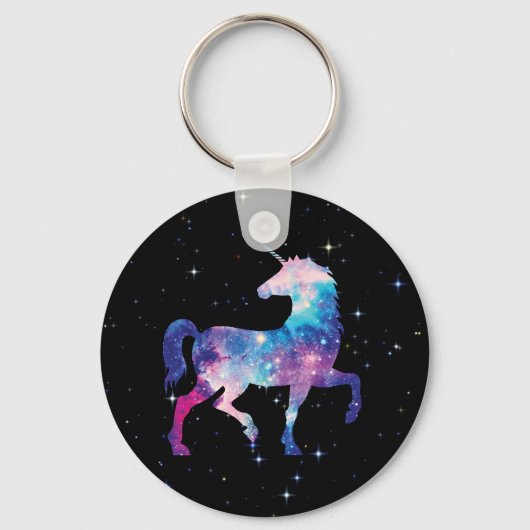Magical Galaxy Unicorn Sleutelhanger (Voorkant)