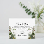 Magical Garden Wedding Bedankt Briefkaart (Staand voorkant)