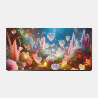 Magical Glowing Flowers Heart Garden  Bureaumat