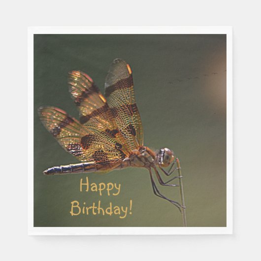 Magical Golden Birthday Servet (Voorkant)