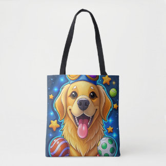 Magical Golden Retriever Puppy with Stars Draagtas
