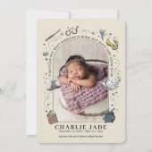 Magical Harry Potter Birth koninklijke aankondigin Kaart (Voorkant)