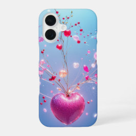 Magical Heart - Sparkling Love Tree Phone Case iPhone 16 Hoesje