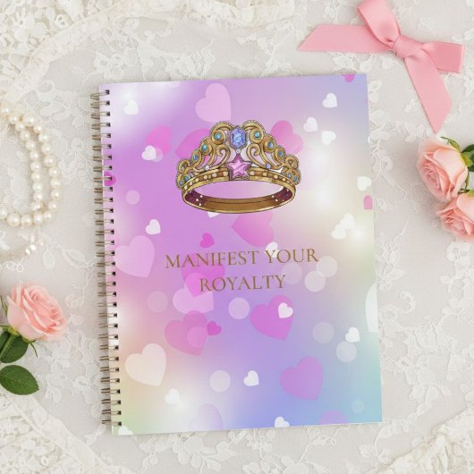 Magical Heart Tiara Spiral Notebook