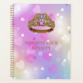 Magical Heart Tiara Spiral Notebook (Devant)