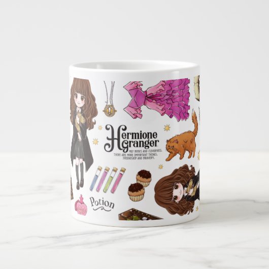 Magical Hermione Granger Waterverf Extra Grote Beker (Voorkant)