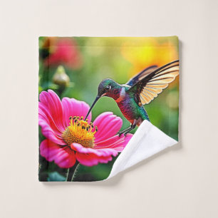 Magical Hummingbird Moments Design Bad Handdoek