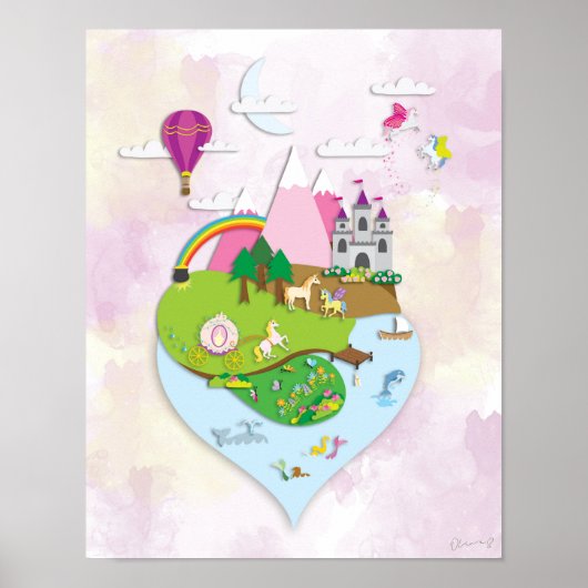 Magical Imagination Island Poster (geen tekst) (Voorkant)