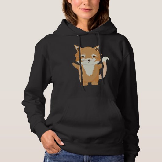 Magical little fox a cute animal hoodie (Voorkant)
