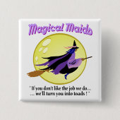 Magical Maids Witch Button (Voorkant)