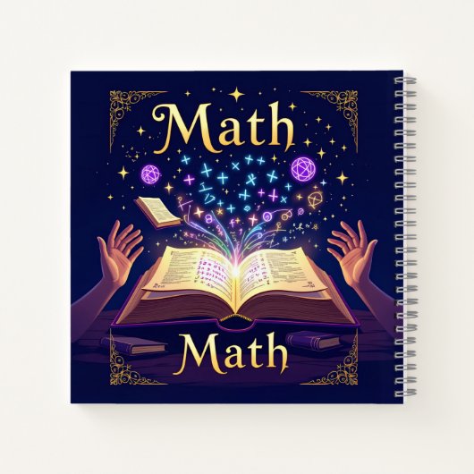 Magical Math Enlightenment Notebook | Personalized Notitieboek (Achterkant)