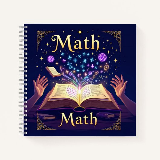 Magical Math Enlightenment Notebook | Personalized Notitieboek (Voorkant)